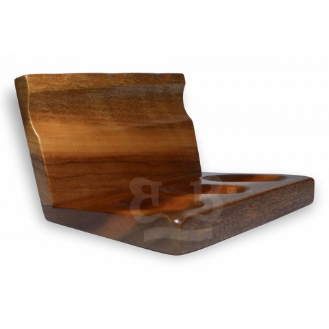 Suporte para Cachimbos Madeira Mod 2 (Suporta 3 cachimbos)